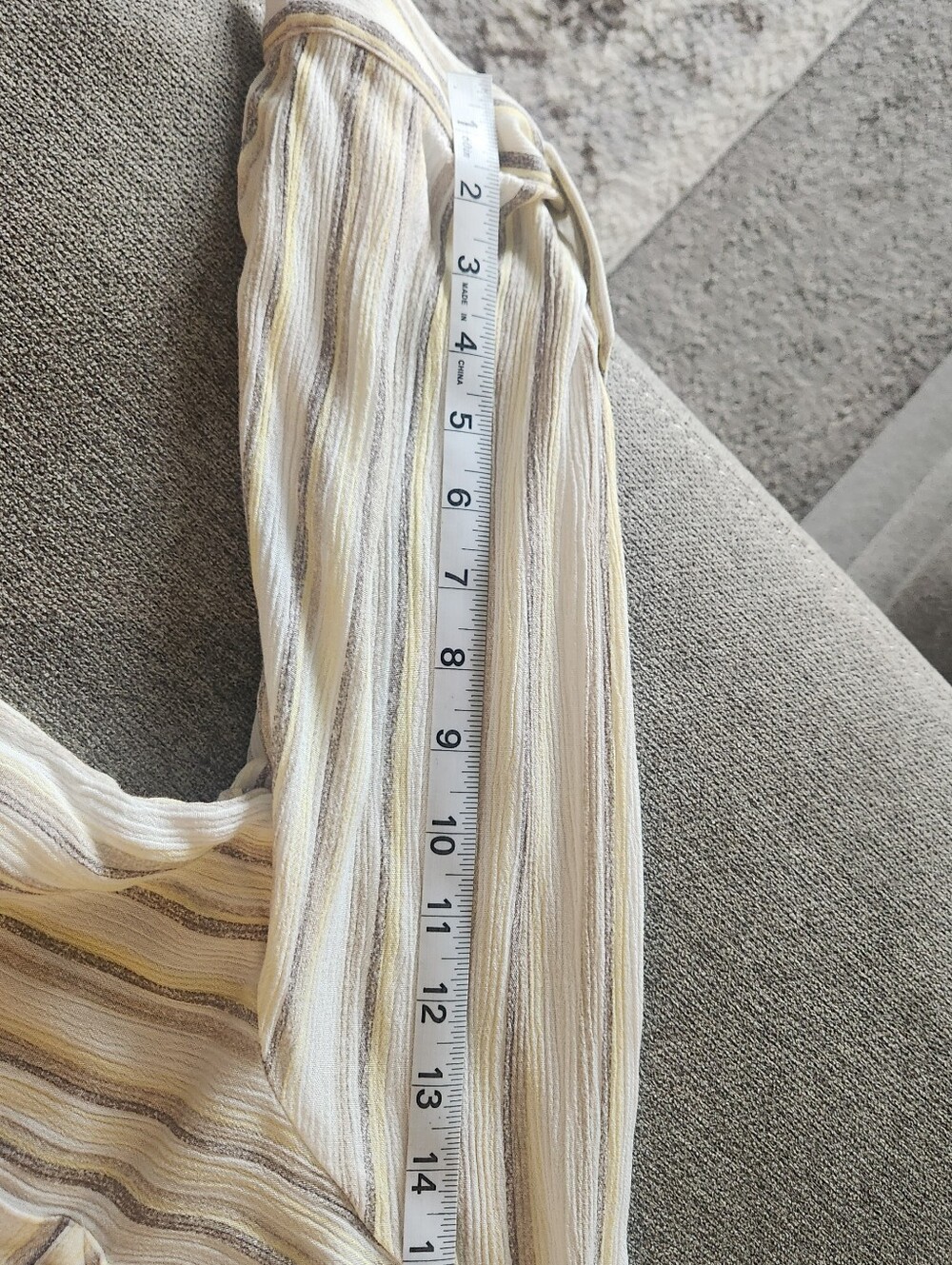 Fortune+Ivy White Striped Button-Down Tie-Hem Shirt - Picture 6 of 7